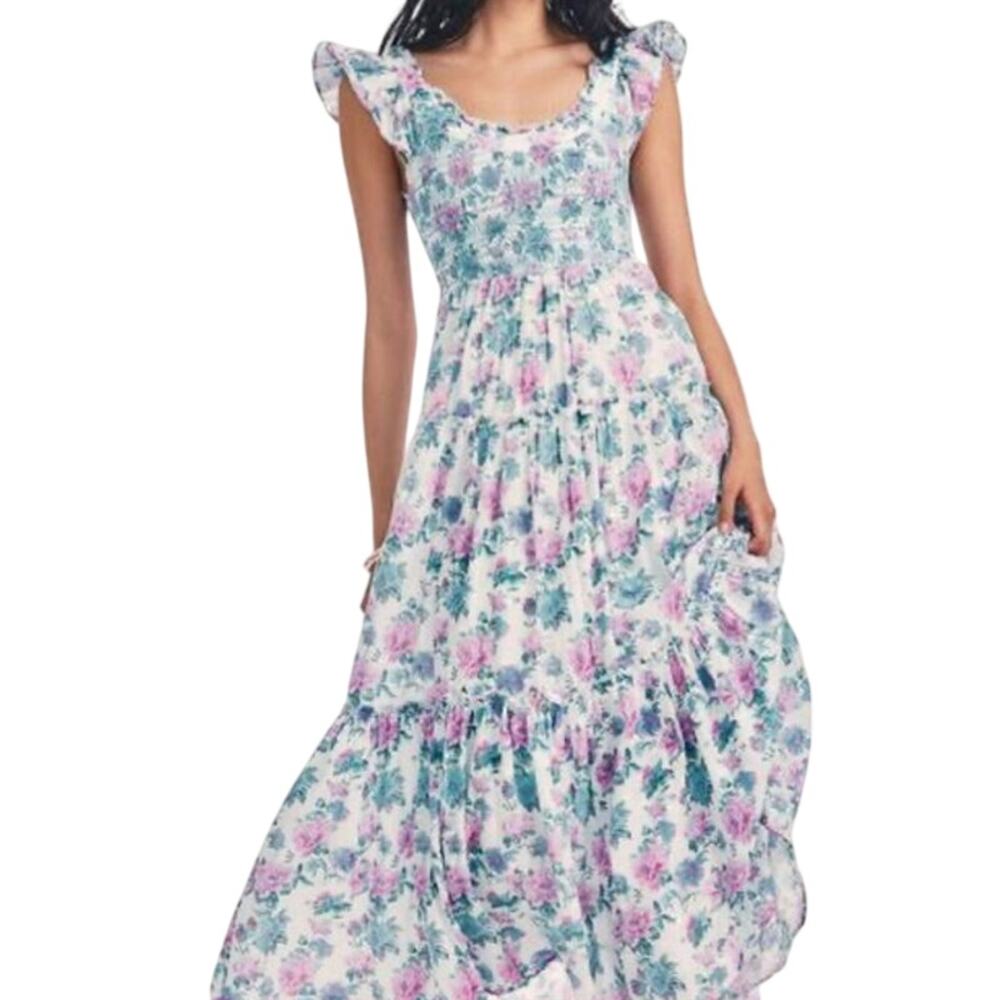 Love Shack Fancy Chessie Maxi Dress Size XS